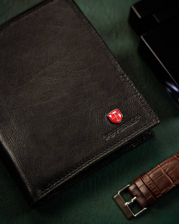 Große Herren Geldbörse aus Leder mit RFID-Schutz – Peterson