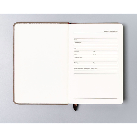 Notizbuch A6 khaki liniert - Peterson