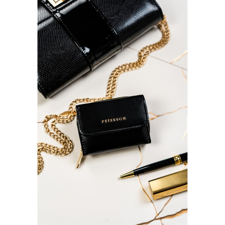 Kleine Damen Geldbörse aus Öko-Leder – Peterson