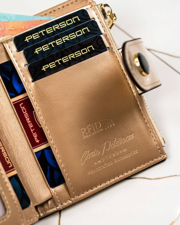 Geräumige Damen Geldbörse aus Öko-Leder – Peterson