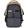 Großer Khaki-Reise-Rucksack mit Laptopfach, zweifach unterteilt – Peterson