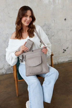 Klassische Crossbody Umhängetasche mit Geldbörse – Peterson