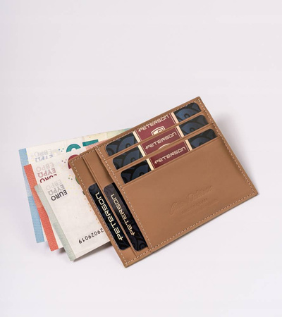 Dokumenten- und Geldschein-Etui aus Leder – Peterson