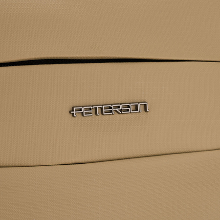 Großer Khaki-Reise-Rucksack mit Laptopfach, zweifach unterteilt – Peterson