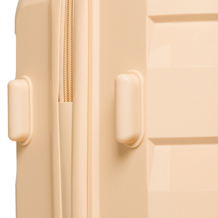 Kofferset in Beige aus Polypropylen mit ausziehbaren Griffen - Peterson