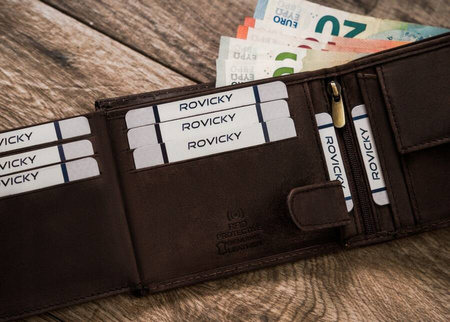 Große Herren Geldbörse aus Leder – Always Wild