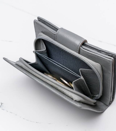 Damen Geldbörse hochformat aus echtem Leder – 4U Cavaldi