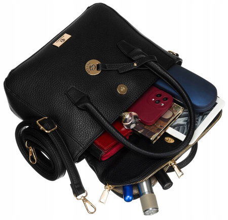 Damentasche aus Öko-Leder mit abnehmbarem Riemen – Rovicky