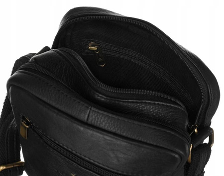 Herren Umhängetasche aus echtem Leder – Peterson