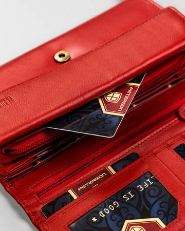 Damen Geldbörse aus Leder für Karten – Peterson