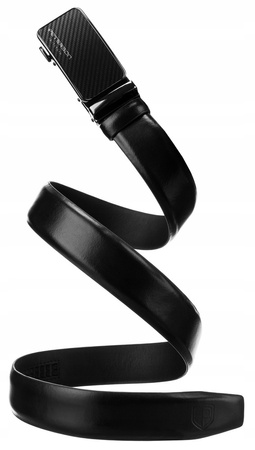 Breiter Herren Ledergürtel mit Automatikschließe – Peterson