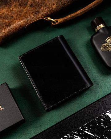 Große Herren Geldbörse aus Leder mit RFID-Schutz – Rovicky