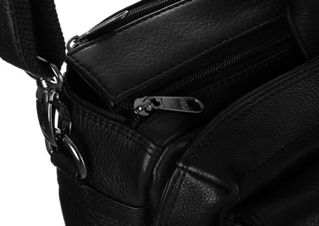 Elegante Laptoptasche aus Echtleder mit mehreren Fächern