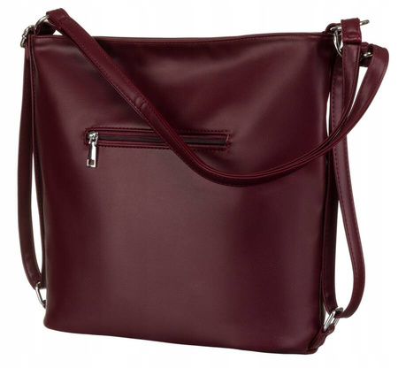 Klassische, geräumige Damentasche aus Öko-Leder – Rovicky