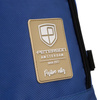 Reiserucksack aus wasserabweisendem Polyester in Blau mit verstellbaren Schultergurten – Peterson