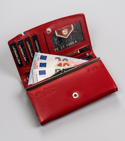 Große Damen Geldbörse mit RFID Protect – Peterson