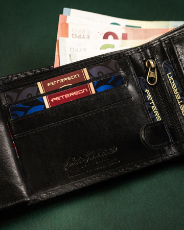 Sportliche Herren Geldbörse aus Leder – Peterson