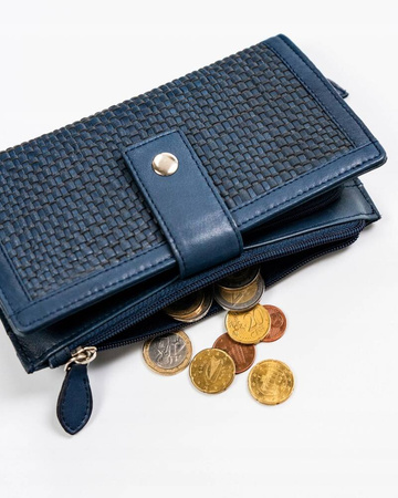 Große Damen Geldbörse aus Echtleder – Rovicky