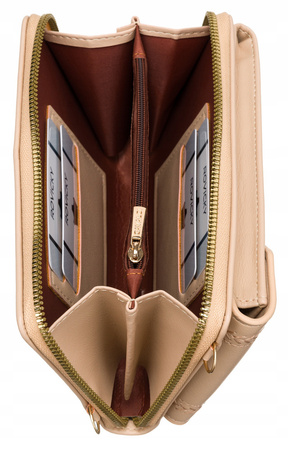 2-in-1 Handtasche-Geldbörse mit langem, abnehmbarem Riemen – 4U Cavaldi