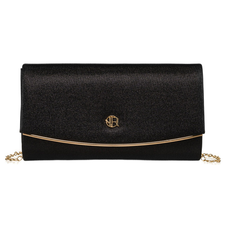 Abendtasche in Schwarz aus Synthetik – Rovicky