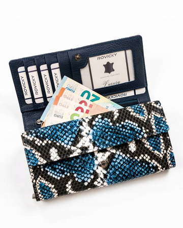 Große Damen Geldbörse aus echtem und Öko-Leder – 4U Cavaldi