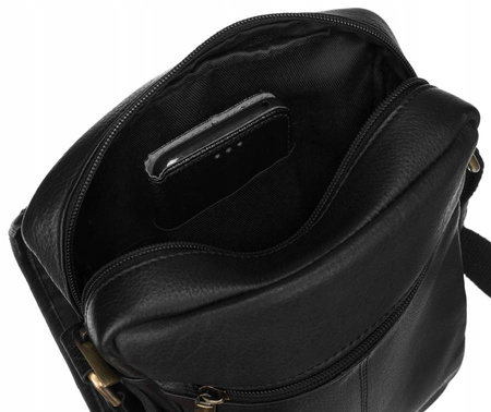 Herren Umhängetasche aus Echtleder – Peterson