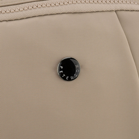 Praktischer Damen-Rucksack aus Polyester in Ecru, ein Hauptfach – Peterson