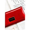 Rote lackierte Damen Geldbörse für Karten und Münzen – Peterson