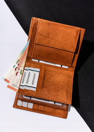 Große Herren Geldbörse aus Leder – Always Wild