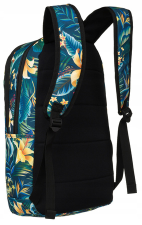 Klassischer Damen Rucksack aus Polyester mit Blumenmuster – Rovicky