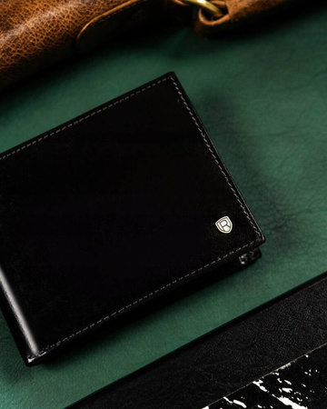 Herren Geldbörse aus Leder mit RFID-Schutz – Rovicky