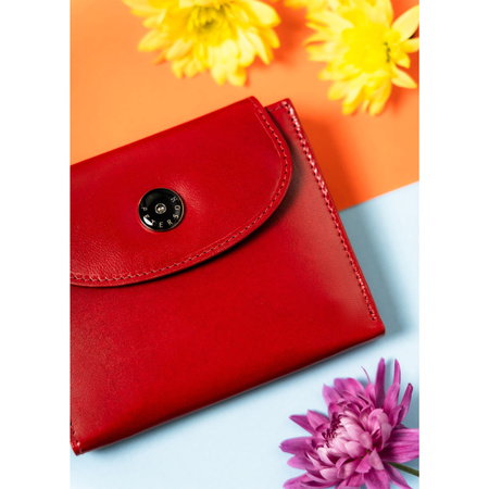 Damen Geldbörse aus Leder mit Münzfach – Peterson