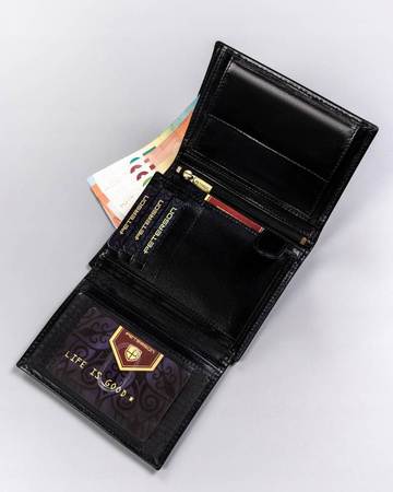 Große Herren-Geldbörse aus Naturleder - Peterson