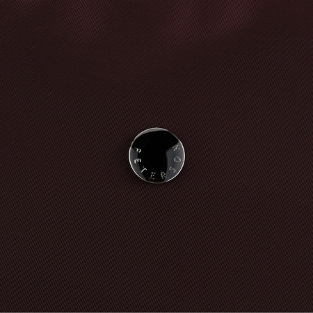 Kleiner, bordeauxroter Damen-Rucksack aus Polyester, ausgestattet mit einem zusätzlichen Gürtel – Peterson