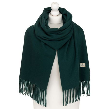 Warmer, zweiseitiger Schal in Flaschengrün – Peterson