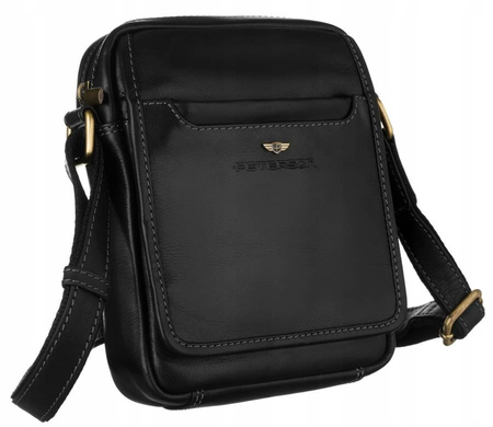 Herren Umhängetasche aus Leder – Peterson