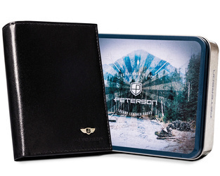 Kompakte Herren Geldbörse für Karten mit RFID Protect – Peterson