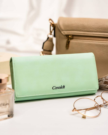 Große Damen Geldbörse Querformat aus Öko-Leder – 4U Cavaldi