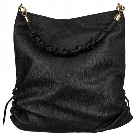 Damen Shopper Tasche aus Echtleder im Beutelstil – Peterson