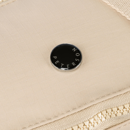 Beige Damen Gürteltasche aus Polyester mit verstellbarem Riemen – Peterson