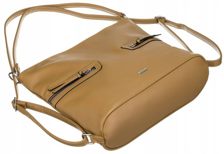 Klassische, geräumige Damentasche aus Öko-Leder – Rovicky