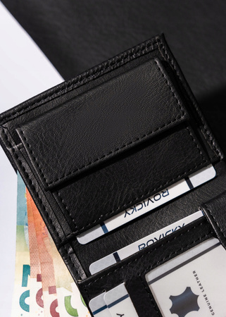 Kompakte, vertikale Herren Geldbörse aus Öko-Leder – 4U Cavaldi