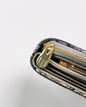 Damen Geldbörse aus Leder mit RFID-Schutz – Peterson