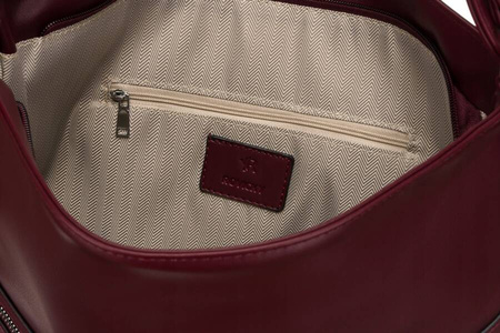 Klassische, geräumige Damentasche aus Öko-Leder – Rovicky