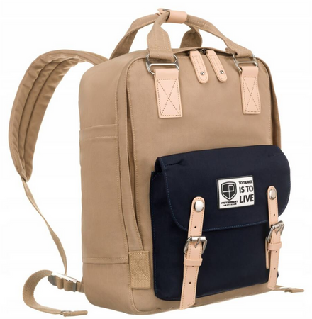 Städtischer, geräumiger Rucksack aus Polyester – Peterson