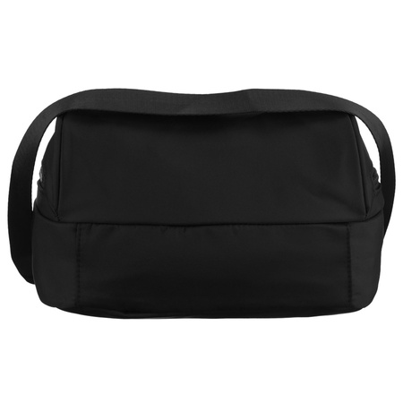 Städtischer, schwarzer Damen-Rucksack aus Polyester, an verstellbaren Trägern befestigt – Peterson