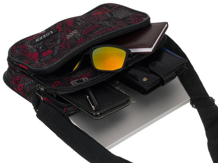 Sportliche Herrentasche aus robustem Polyester – Loren