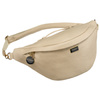 Beige Damen Gürteltasche aus Öko-Leder für Hüfte oder Schulter – Peterson