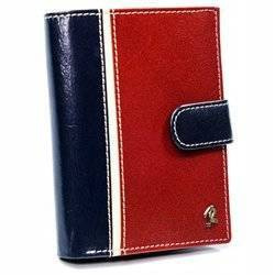 Zweifarbige Herren Geldbörse vertikal aus Echtleder – Rovicky