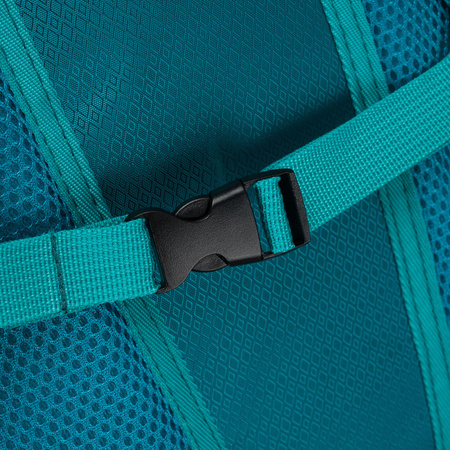 Geräumiger Rucksack aus Polyester in Blau mit vielen zusätzlichen Taschen – Peterson